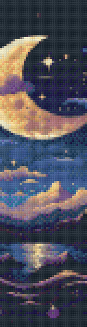 Moonlight 1 [3] Baseplate Pixelhobby Mini Mosaic Art Kit image 0